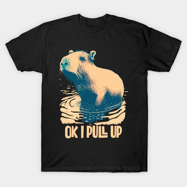 Capybara. Okay I pull up T-Shirt by DragonDream